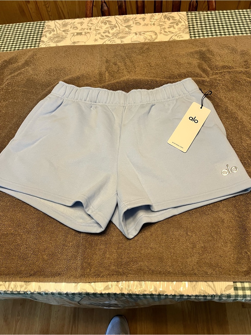 Alo Women’s Light Blue Accolade Shorts